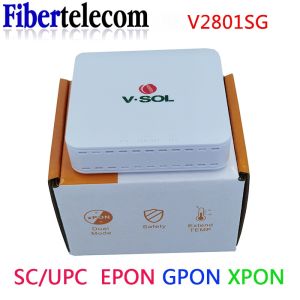 VSOL ONT VS2801SG GPON Epon XPON FTTH Onu Modem 1GE terminal PPPOE ZTE chip VS2801SE Bridge Route daul mode