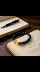 KJ1322-1326 กำไลลูกปัดไม้และหินธรรมชาติ Lucky Stone คละลาย เสริมดวง เรียบง่าย ใส่ได้ทุกวัน