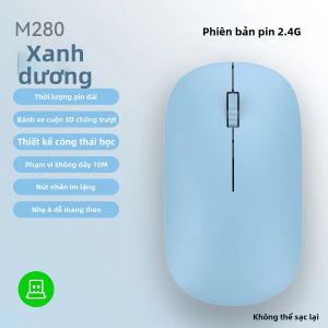 Chuột Không Dây Im Lặng NexusClick Dành Cho Máy Tính Xách Tay PC 2.4G USB Chuột Chơi Game Tiện Dụng Sử Dụng Pin AA Tương Thích Với Xiaomi Pad