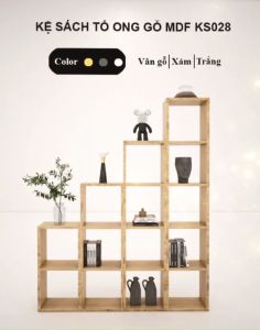 FREESHIP Kệ Sách Tổ Ong Đa Năng Gỗ MDF KS028 - có thiết kế theo yêu cầu khách hàng