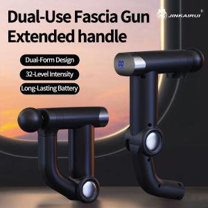 Jinkairui Muscle Massager Dual-form Deep Tissue Fascia Massager 32-Speed Body Massager Muscle Recovery