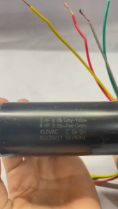 KAPASITOR MESIN CUCI KAPASITOR DOUBLE 4+8 uF KAPASITOR MESIN CUCI 2 TABUNG CAPASITOR MESIN CUCI