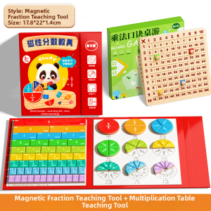 TONGMUXING | Magnetic Fraction Teaching Aid Addition and Subtraction of Fractions Demonstration Board