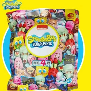 Spongebob Squarepants Cute Series Blind Box Pie Big Star Mr Krabs Cartoon Character Figure Display Childrens Birthday Gift Toys