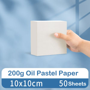 50 Sheets Art Supplies Oil Pastel Paper 200gsm Chalk Coloring Crayons Painting Books Acid Free Natural Colortones Drawing