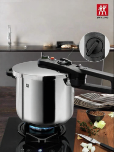 ZWILLING | Adjustable Gas Compatible Stainless Steel Pressure Cooker 6L