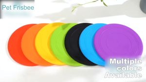 Pet Bite Resistant Frisbee Toy Dog Silicone Soft Frisbee Special Training Pet Toy
