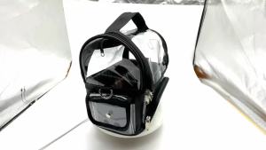 33PVC Womens Bags Salon Makeup Tool Backpack Hairdressing Storage Transparent Waterproof Travel Bag Barber Accessories
