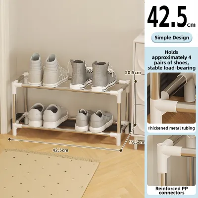 Space-Saving Multi-Layer Dust-Proof Shoe Rack