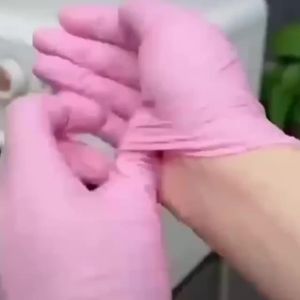 Pink Nitrile Disposable Gloves for Household Cleaning Working Kitchen Gardening Dishwashing Latex Free Nail Salon Tattoo Gloves