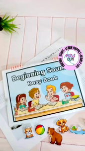 【English Busy Book-Beginning Sound|英文-发音启蒙安靜书】Sticker Book•忙碌书|幼儿教育|Preschool Learning