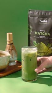 Twitamins Organic Matcha Powder 200g | Premium Japanese Green Tea | ผงชาเขียวมัทฉะออร์แกนิค ต้านอนุมูลอิสระ ลดน้ำหนัก