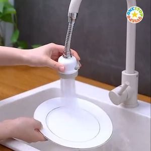 OSQ 2/3 Modes 360° Rotating High Pressure Water Saving Kitchen Nozzle Faucet Filter Connector