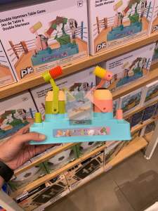 MINISO Mainan Anak Duel Battle Hammering Game Mainan Adu Pukul Palu Kepala Tanpa Baterai / Double Hammers Table Game