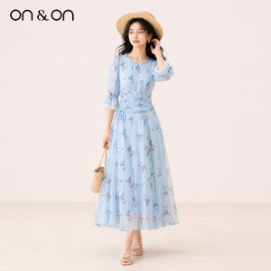 ON&ON | Slim Fitting Waist Cinching Floral Dress