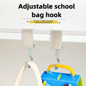 Backpack Hook Minimalist Detachable Mobile Hook Desktop Bag Holder Classic School Desk Hook For Desk Edge Campus Home
