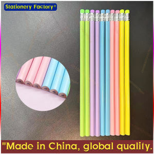 10pcs high-quality Macaron triangle HB pencil sets - ergonomically designed for sketching art and school stationery