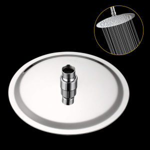 หัวฝักบัวทรงกลมขนาด 6/8 นิ้ว สแตนเลสแรงดันอากาศ ความงามรอบ ครัวเรือน