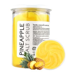 ไทยครีม สครับสับปะรด 1kg spa thaicream pineapple salt scrub body scrub เกลือสปาขัดผิว สครับผิว เกลือขัดผิว สครับสัปปะรด