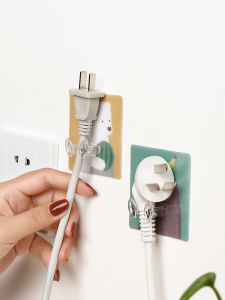 Móc Điện Năng Lượng Cao Cấp Hình Hoạt Hình Dễ Thương Dây Đai Đa Chức Năng Dính Chắc Không Để Lại Dấu Vết Khung Cắm Ổ Cắm Đồ Dùng Sắp Xếp Nhà Cửa Bằng Nhựa