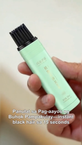 Herbal Gray Hair Covering Pen: The fine tip applies color in one stroke blending perfectly with your natural hair color. Covers gray hair naturally suitable for men women and children of all ages.