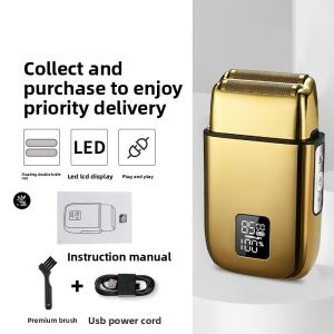 MONLEYTA | German Precision Head Shaving Razor Mens Hair Clippers Professional Bald Head Trimming Machine Whitening Beard Trimmer