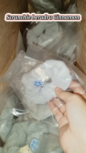 IKAT RAMBUT CINNAMON ROLL BUNNY PREMIUM /BAHAN BRUDU TEBAL PREMIUM