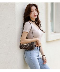 Tas Wanita Terbaru 2023 Kondangan Selempang Bahu Mewah - Ukuran P. 28cm, L 12cm, T 24cm - Material PU Leather - 100% Baru - Be Your Style