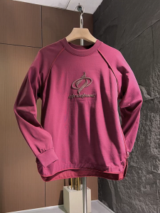 American Style round Neck Sweatshirt Mens Casual Loose Long Sleeve T-Shirt Spring Autumn Fashion High Quality Couples Clothing