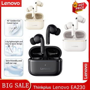 Lenovo | Lenovo EA230 Wireless Earbuds Bluetooth5.4 TWS Earphones Stereo Sound Low Latency Clear Call Long Battery Life Touch Control TWS