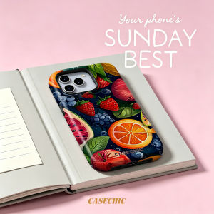 Potdemiel | Tropical Floral Burst For Case For iPhone 17 16 15 14 Plus 13 Pro Max Shockproof Hard Cover CaseChic