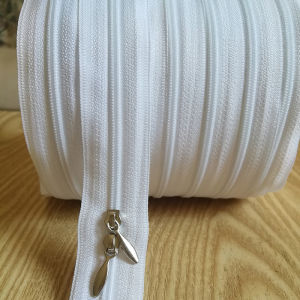 Nylon Zipper Dài Cho Màn Hình Ngủ Túi Chăn Dày Cho Váy Băng Cao Cấp Màu Đen Trắng Phụ Kiện Đồ May Nhà Đồ Chống Thấm Nước