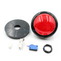 1 Piece Big Dome Push Button 100mm Round 12v Illuminated Led For DJ Vidoe Arcade Game Machine Buzzer Self Resetting Switch. 