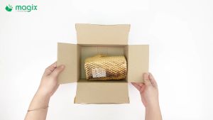 BK5C - 3 cuộn băng keo màu khổ 4.8cm loại 1kg/6 cuộn - Cam - Băng keo băng dính đóng hàng