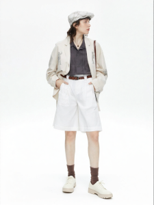 NOTHOMME | Quần Shorts Thiết Kế Gập Mép Minimalist
