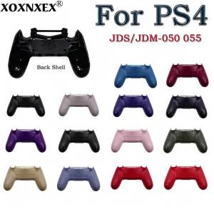 Replacement Back Shell For PS4 Controller JDS/JDM-050 055 Gamepad Rear Housing Cover Multiple Colors
