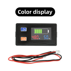 Aideepen | DC 9-120V LCD Digital Voltage and Energy Meter Energy Indicator Acid Ternary Lithium Iron Phosphate Battery