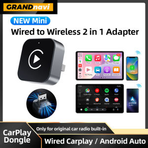 2025 New 2IN1 Wireless CarPlay Android Auto USB Adapter Dongle Smart Mini Box Plug Play For VW Toyota Nissan Honda Ford Benz KIA