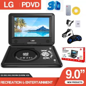 Portable LG DVD Player 9 inches (Black)  10 year warranty + COD With Gamepad