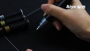 Spidol Permanen Marker Metallic Chrome 3mm dan 25mm - Spidol Dekorasi DIY Serbaguna - Stationery