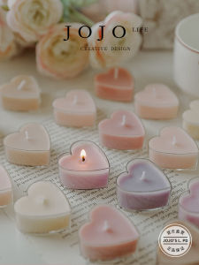 Creative Heart Shaped Aromatherapy Candle Atmosphere Sensation Fragrance Candle Indoor Decorations from Mainland China