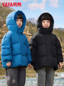 Padded Puffer Jacket Childrens Winter Clothes Thickened Duck down Coat Warm Bread Style Outerwear for Boys And Girls