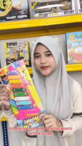 [KST] Mainan Xylophone Edukasi Musik Piano Warna Warni Melatih Motorik Kreativitas Kado Anak