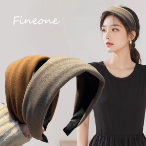 New Fashion Women Hair Hoop Solid Color Wide Side Velvet Hairband Elegant Temperament Makeup Wash Face Non Slip Headbands