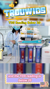 Reverse Osmosis Pure Water Machine 100 GPD RO Water Filter Dringking Water Purifier For Home / Commercial