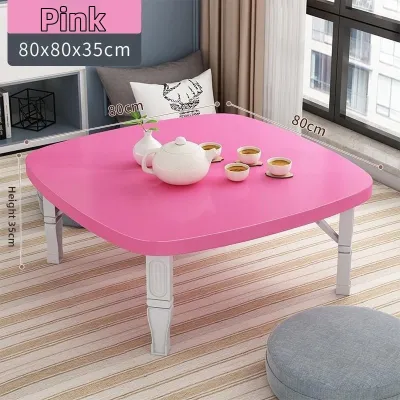 Japanese Style Low Table Foldable Tea Table Dormitory Tatami Floor Table Window Seat Bedside Table Home Use Dining Table