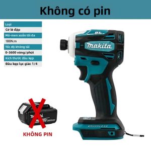 Makita | Makita DTD172 18V Cờ Lê Tác Động Không Chổi Than Không Dây 180N·m Chuôi Lục Giác 1/4 Inch Để Lắp Đặt Tủ Và Sửa Chữa Đồ Nội Thất