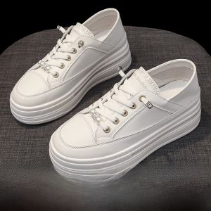 Ultra-Light Genuine Leather Slip-On Rear-Heel Flats Womens Fashion Casual Shoes Spring Autumn New Style Versatile Flat Sneakers