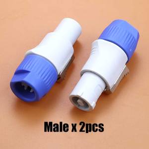 20A 250V 3Pin Powercon Connector Male Plug Power Socket XLR Adapter For Electric Drill LED Screen Stage Lighting Connecting