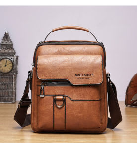 leather sling bag for men shoulder body messenger bag men vintage Shoulder Bags Large Capacity Multi-Fonction Leather Casual Messenger Bag Satchel Bag Fashion Handbag Waterproof shoulder bag sling bag crossbody bag,Vintage Business Handbag Mens Tote Bag